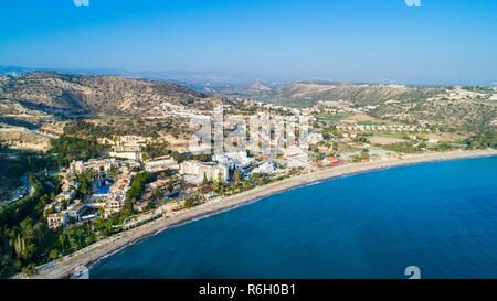 Antenne Pissouri Bay, Limassol, Zypern Stockfoto