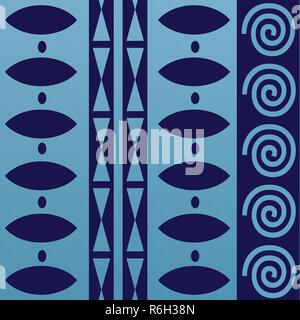 Geometrische ethnische Verzierung für Keramik, Tapeten, Textilien, Web, Karten. Ethnische Muster. Grenze Ornament. Tribal Ornament für Gewebe, Oberflächengestaltung, w Stock Vektor