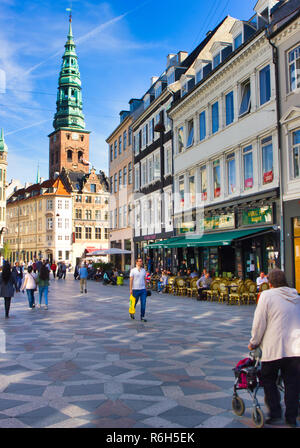 Amagertorv (Amager Platz) Kopenhagen, Dänemark, Skandinavien Stockfoto