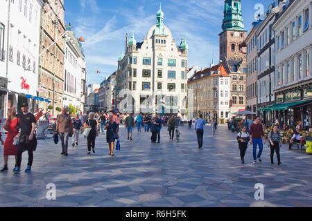 Amagertorv (Amager Platz) Kopenhagen, Dänemark, Skandinavien Stockfoto