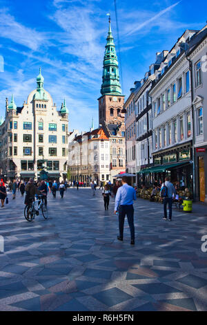 Amagertorv (Amager Platz) Kopenhagen, Dänemark, Skandinavien Stockfoto