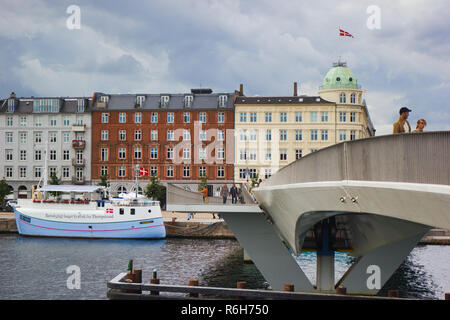 Inderhavnsbroen (Inner Harbour Bridge), Kopenhagen, Dänemark, Skandinavien Stockfoto