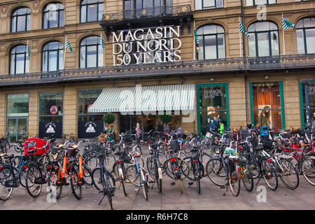 Das Kaufhaus Magasin du Nord, Kongens Nytorv, Kopenhagen, Dänemark, Skandinavien Stockfoto