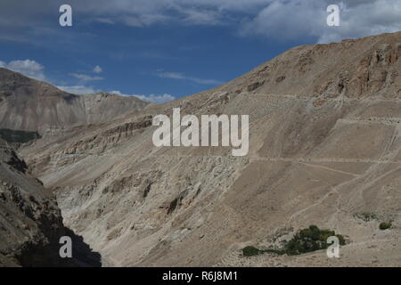 Landschaft rund um Nako, Kinnaur, Himachal Pradesh, Indien Stockfoto