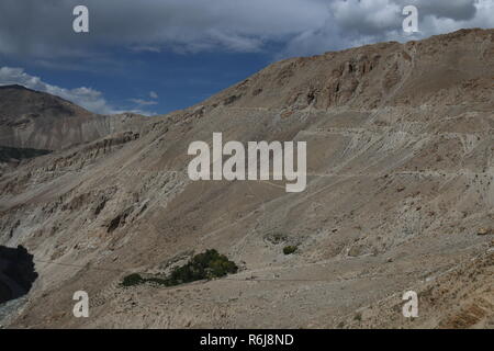 Landschaft rund um Nako, Kinnaur, Himachal Pradesh, Indien Stockfoto