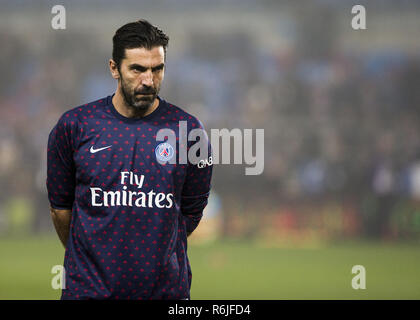 Straßburg, Frankreich. 5 Dez, 2018. Buffon Gianluigi während der Französischen L1 Fußballspiel zwischen Straßburg (Rcsa) und PSG der Meinau Stadion in Straßburg. Credit: Elyxandro Cegarra/SOPA Images/ZUMA Draht/Alamy leben Nachrichten Stockfoto