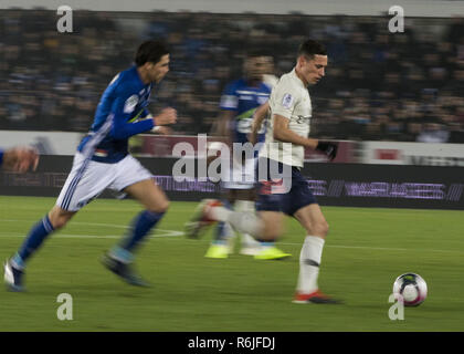 Straßburg, Frankreich. 5 Dez, 2018. Draxler Julian während der Französischen L1 Fußballspiel zwischen Straßburg (Rcsa) und PSG der Meinau Stadion in Straßburg. Credit: Elyxandro Cegarra/SOPA Images/ZUMA Draht/Alamy leben Nachrichten Stockfoto