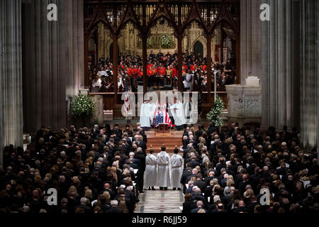 Ehemaliger Präsident George Herbert Walker Bush Gedenkveranstaltung in der National Cathedral in Washington, Mittwoch, 04.12. 5, 2018. Quelle: Doug Mills/Pool über CNP | Verwendung weltweit Stockfoto