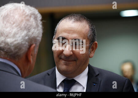 Brüssel, Belgien. 6 Dez, 2018. Der französische Minister des Innern Laurent Nunez kommt in ein Rat für Justiz und Inneres der EU teilzunehmen. Credit: ALEXANDROS MICHAILIDIS/Alamy leben Nachrichten Stockfoto