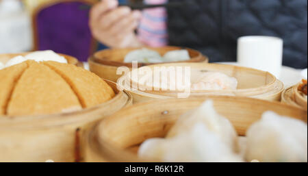 Essen gedämpft chinesische Dim Sum Stockfoto