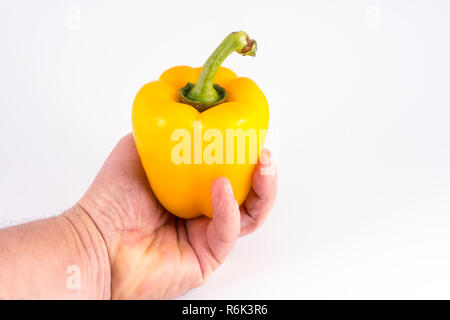 Gelbe Paprika Stockfoto