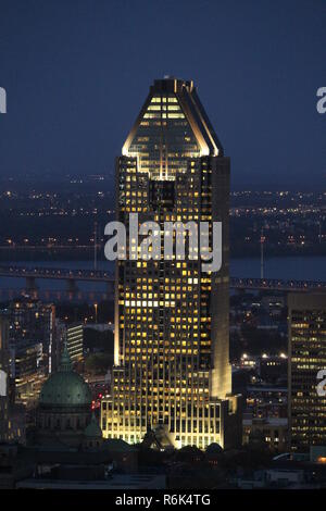 Stadt Montréal/Ville de Montreal Stockfoto