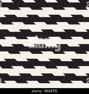 Wiederkehrende Streifen moderne Textur. Einfache reguläre Linien Hintergrund. Einfarbige geometrische nahtlose Muster. Stockfoto
