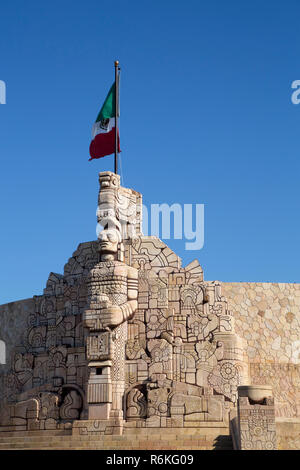 Denkmal für die Patria (Vaterland), von Romulo Rozo, Merida, Yucatan, Mexiko geformt Stockfoto