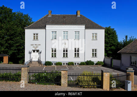 Die Odd Fellow Palace (Kong Hroar Loge Nr. 26) der Odd Fellow Brüderlichkeit in Roskilde, Dänemark Stockfoto