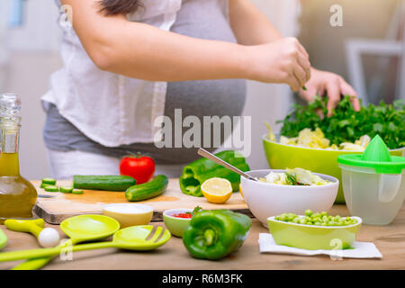 Gesunde Schwangerschaft Konzept Stockfoto