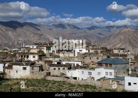 Nako, Kinnaur, Himachal Pradesh, Indien Stockfoto