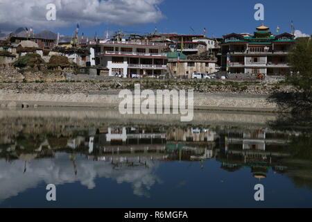 Nako, Kinnaur, Himachal Pradesh, Indien Stockfoto