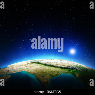 Planet Erde 3D Rendering planet Stockfoto