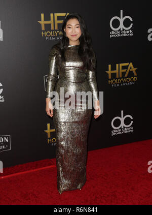 Berühmtheiten besuchen 22. jährlichen Hollywood Film Awards im Beverly Hilton Hotel. Mit: Awkwafina Wo: Los Angeles, Kalifornien, Vereinigte Staaten, wenn: 04 Nov 2018 Credit: Brian/WENN.com Stockfoto