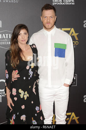 Berühmtheiten besuchen 22. jährlichen Hollywood Film Awards im Beverly Hilton Hotel. Mit: Aja Volkman, Dan Reynolds Wo: Los Angeles, Kalifornien, Vereinigte Staaten, wenn: 04 Nov 2018 Credit: Brian/WENN.com Stockfoto