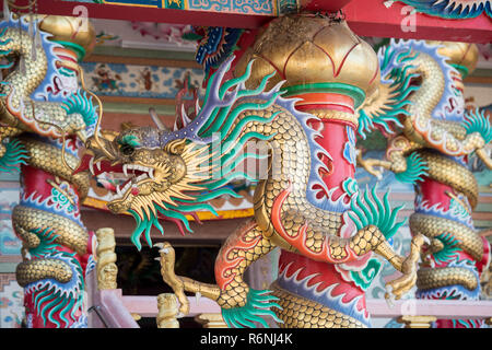 THAILAND CHONBURI ANG SILA chinesischen Tempel Stockfoto