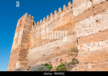 Burgalimar schloss, Bury Al-Hamma, Baía±os de la Encina Dorf, Provinz Jaen, Spanien Stockfoto