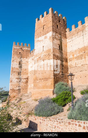 Burgalimar schloss, Bury Al-Hamma, Baía±os de la Encina Dorf, Provinz Jaen, Spanien Stockfoto