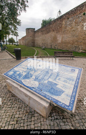 Historische Stadtmauer Stockfoto