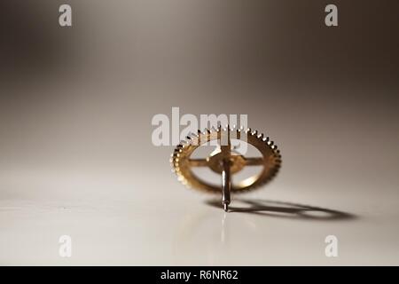 Kleine alte Zahnrad Stockfoto