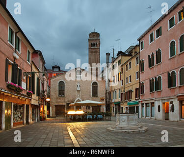 Campo San Toma in Venedig. Veneto. Italien Stockfoto