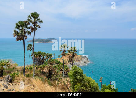 Phromthep cape Aussichtspunkt in Phuket, Thailand Stockfoto