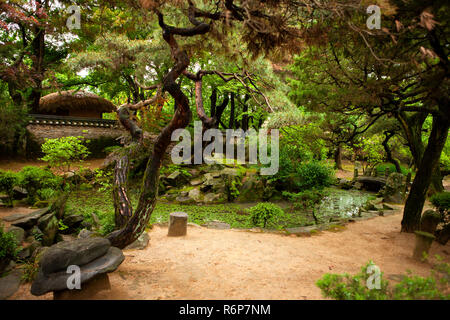 Oeam Geonjae historisches Haus im Dorf, Asan-Si, Chungcheongnam-do, Südkorea. Stockfoto