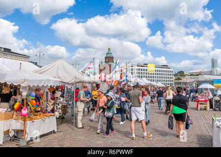 Air markt Kauppatori (Marktplatz), Helsinki, Finnland öffnen Stockfoto