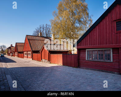 Die alte Schmiede in Eskilstuna. Stockfoto