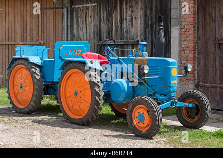 Lanz Bulldog, Traktor, Oldtimer, 28 PS, 1921 bis 1957, gefertigt in Mannheim Stockfoto