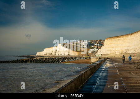 Die unter Cliff Pfad zwischen Brighton und Saltdean, East Sussex, Großbritannien Stockfoto