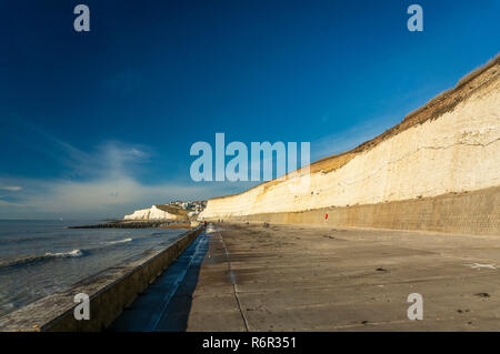 Die unter Cliff Pfad zwischen Brighton und Saltdean, East Sussex, Großbritannien Stockfoto