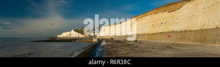 Die unter Cliff Pfad zwischen Brighton und Saltdean, East Sussex, Großbritannien Stockfoto