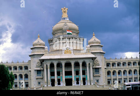 Vidhana Soudha, Bangalore, Karnataka, Indien Stockfoto