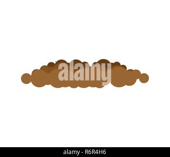 Haufen Boden Boden isoliert. Vector Illustration Stock Vektor