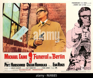 Begräbnis IN BERLIN 1966 Paramount Pictures Film mit Michael Caine Stockfoto