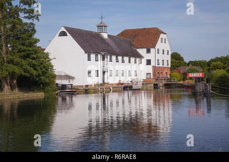 Hambleden Mühle, Mühle Ende, Buckinghamshire, nun in Wohnungen umgewandelt Stockfoto