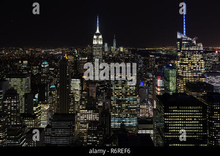 New York City lights Stockfoto