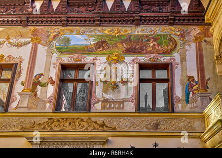 Schloss Peles, Sinaia, Rumänien Stockfoto