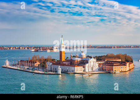 Insel San Giorgio Maggiore, Venedig Stockfoto