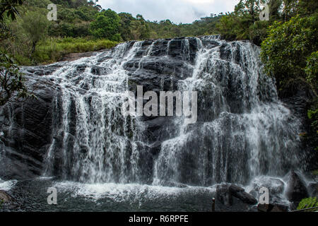 Bakers fällt, Horton Plains Nationalpark, Sri Lanka Stockfoto