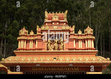 Sri Ramajayam Tempel, Nuwara Eliya, Sri Lanka Stockfoto