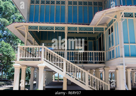 Mrigadayavan Palast Thailand Hua Hin Treppe Architektur Sehenswürdigkeit Stockfoto