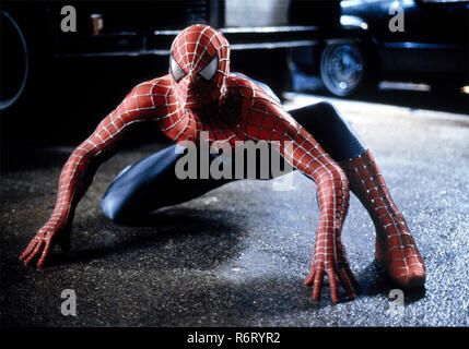 Original Film Titel: SPIDER-MAN. Englischer Titel: SPIDER-MAN. Jahr: 2002. Regie: SAM RAIMI. Stars: Tobey Maguire. Quelle: Columbia Pictures/Marvel Entertainment/Album Stockfoto